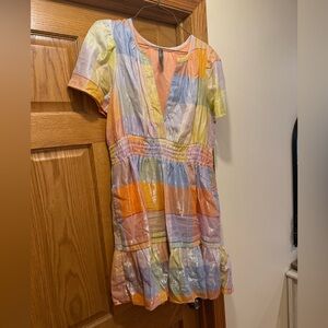 Anthropologie multi colored dress